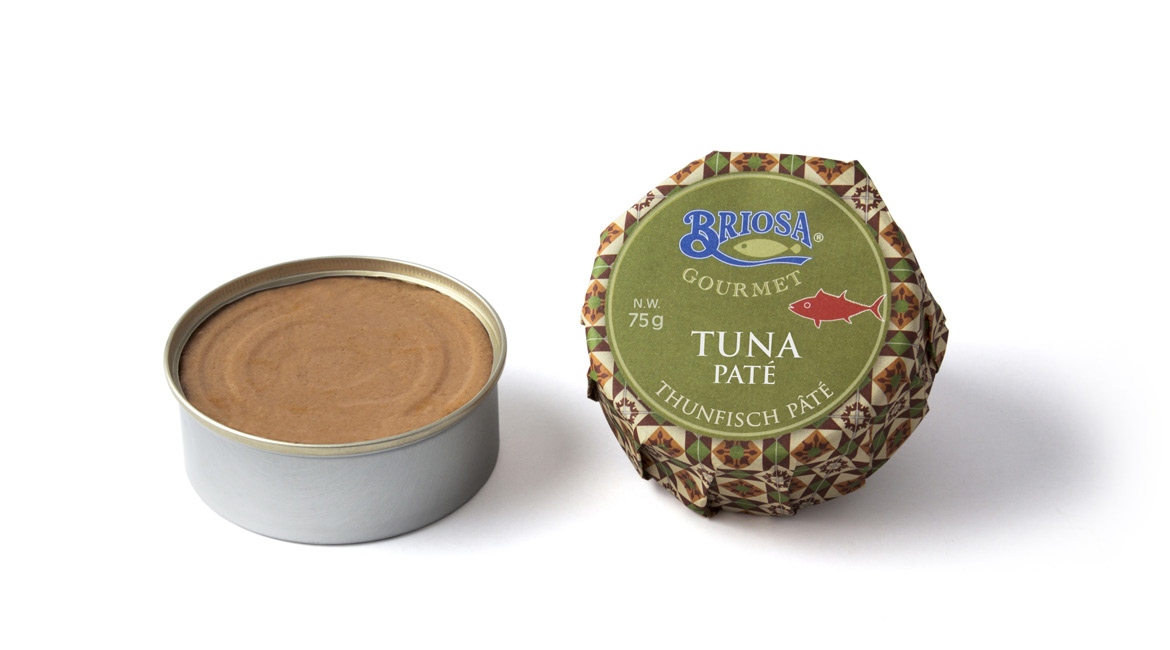 קופסת ממרח טונה בשמן זית מקטלוג BRIOSA GOURMET